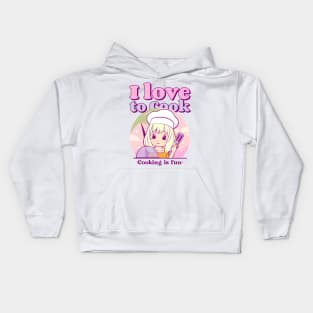 I Love to Cook Kids Hoodie